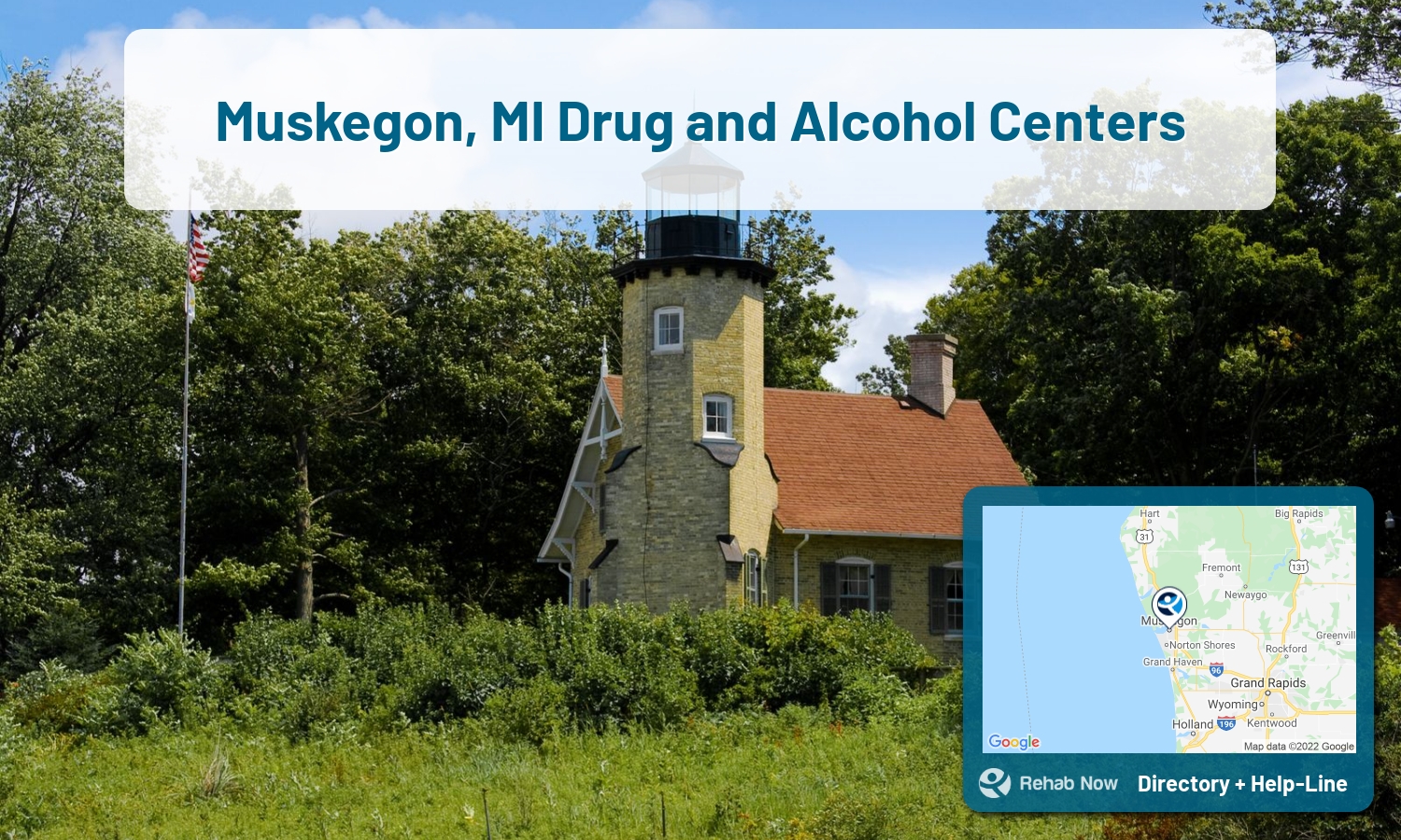 Struggling with addiction in Muskegon, Michigan? RehabNow helps you find the best treatment center or rehab available.