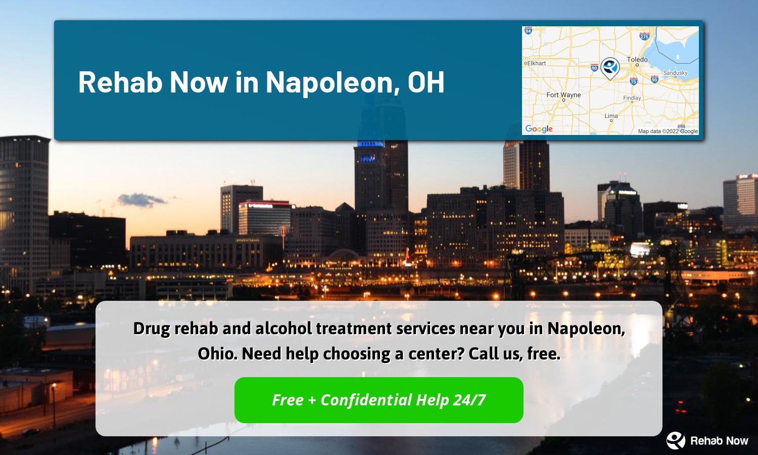 Drug rehab and alcohol treatment services near you in Napoleon, Ohio. Need help choosing a center? Call us, free.