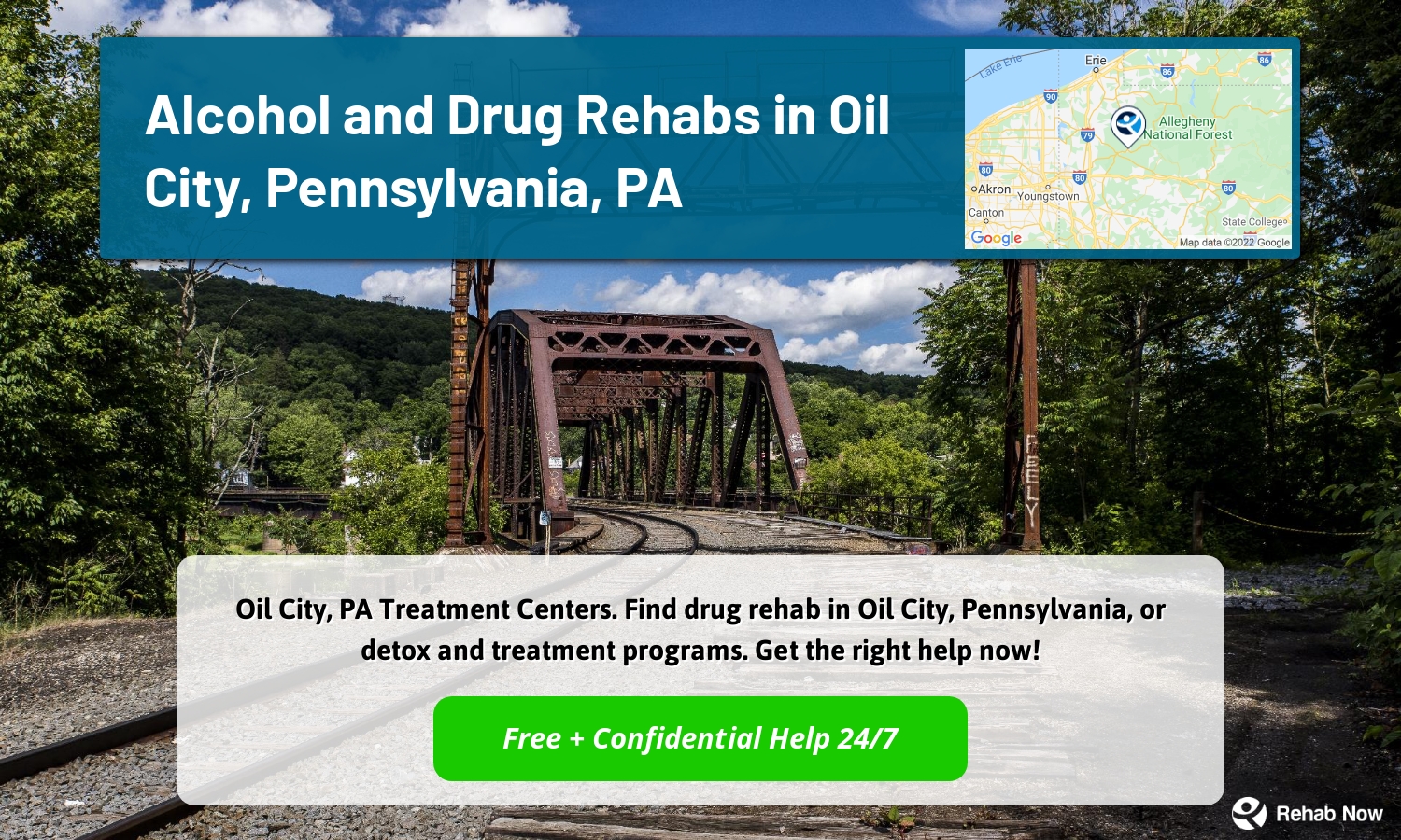 Oil City, PA Treatment Centers. Find drug rehab in Oil City, Pennsylvania, or detox and treatment programs. Get the right help now!