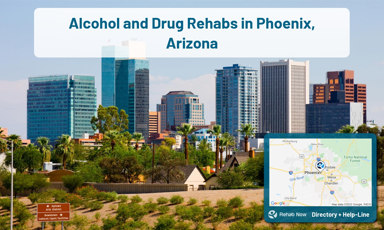 Drug rehab and alcohol treatment services in and nearby Phoenix, AZ. Need help choosing a treatment program? Call our free hotline!