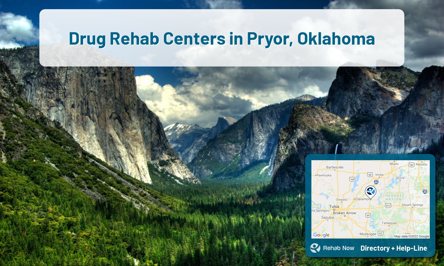 Find drug rehab and alcohol treatment services in Pryor. Our experts help you find a center in Pryor, Oklahoma