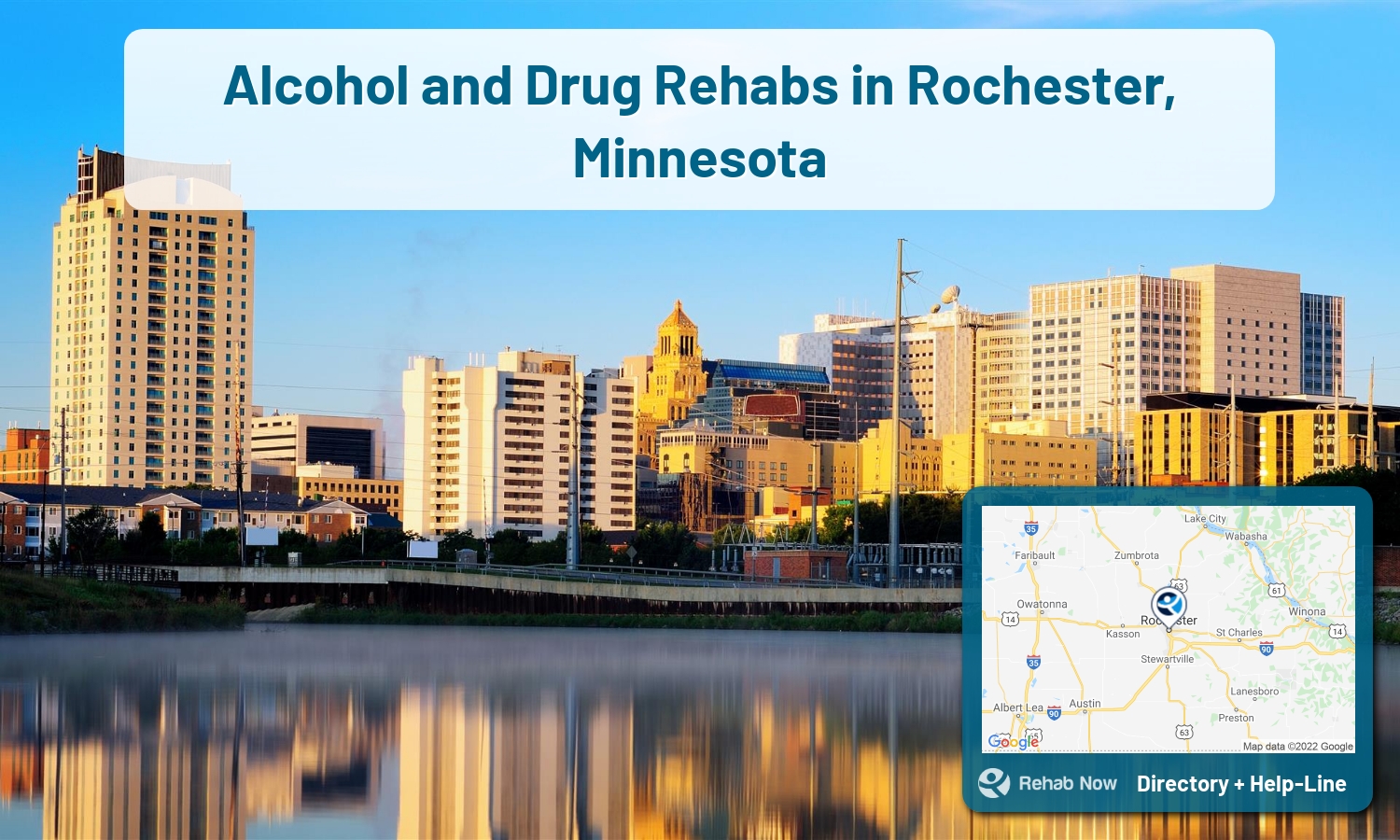 Rochester, MN Treatment Centers. Find drug rehab in Rochester, Minnesota, or detox and treatment programs. Get the right help now!