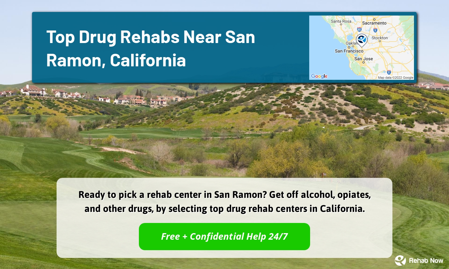 Ready to pick a rehab center in San Ramon? Get off alcohol, opiates, and other drugs, by selecting top drug rehab centers in California.
