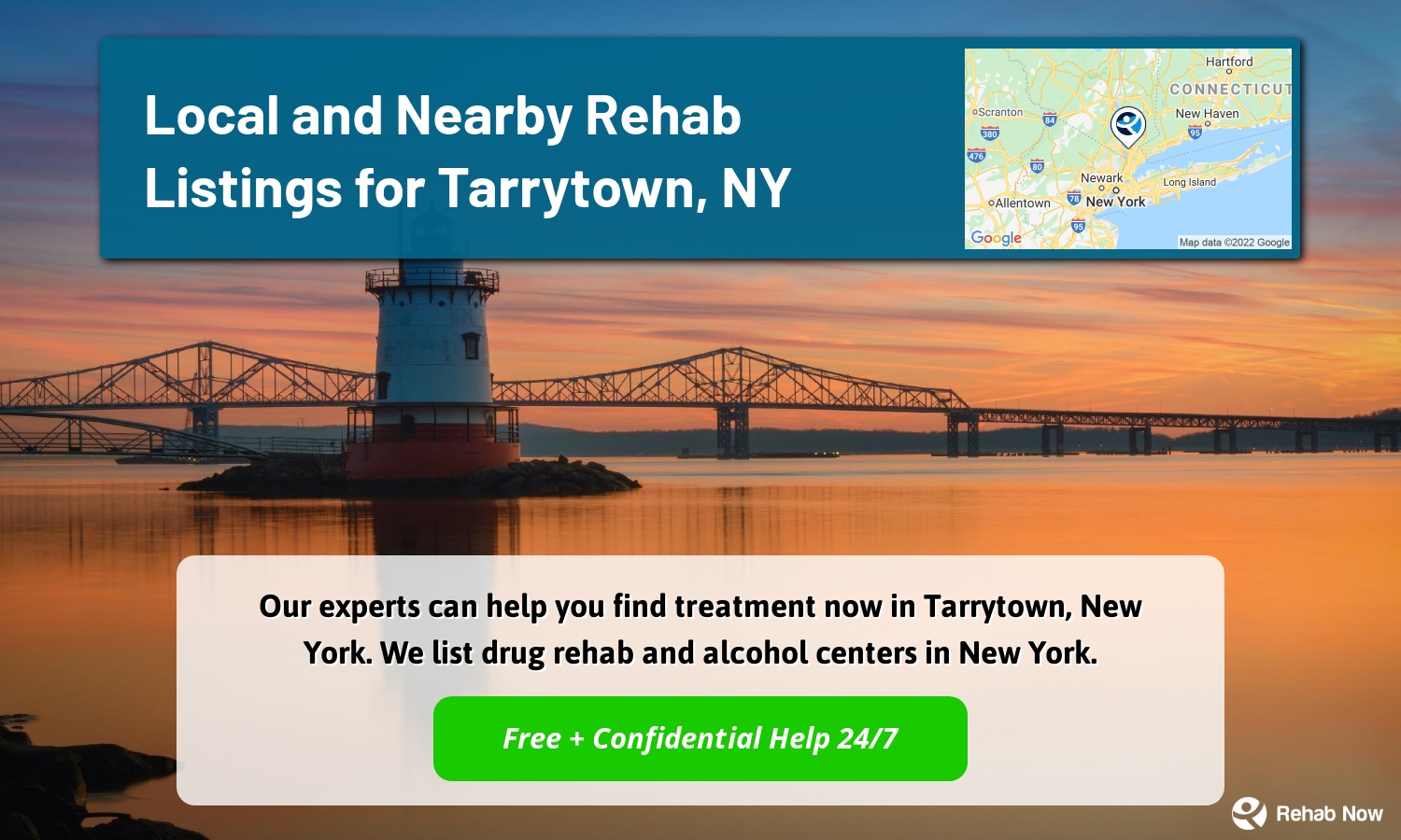 Our experts can help you find treatment now in Tarrytown, New York. We list drug rehab and alcohol centers in New York.