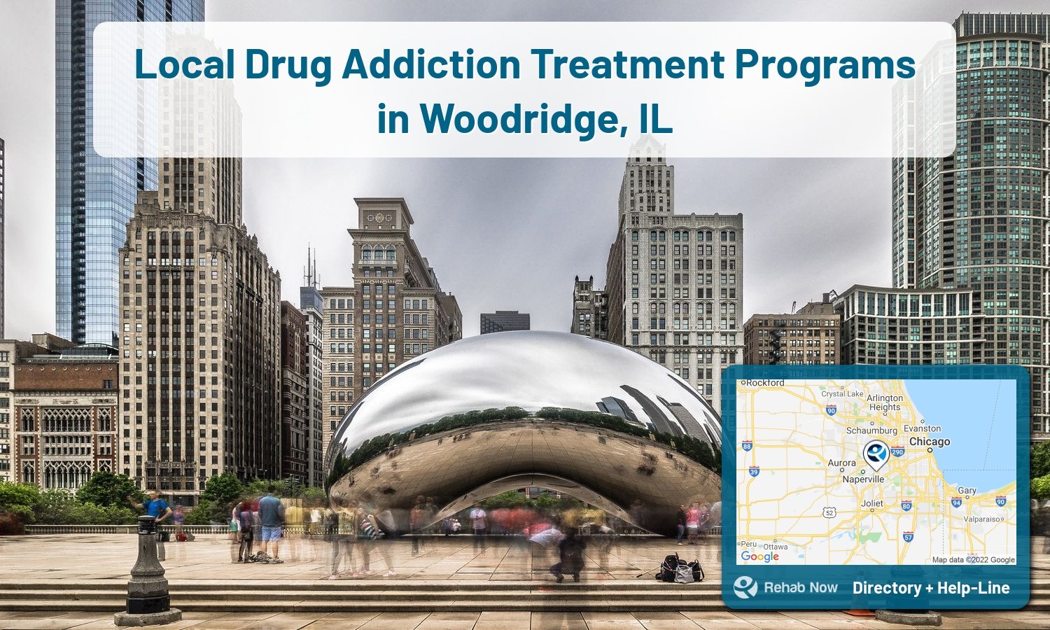 Our experts can help you find treatment now in Woodridge, Illinois. We list drug rehab and alcohol centers in Illinois.