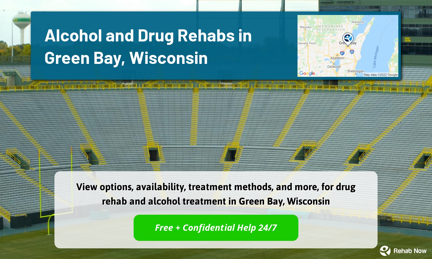 View options, availability, treatment methods, and more, for drug rehab and alcohol treatment in Green Bay, Wisconsin