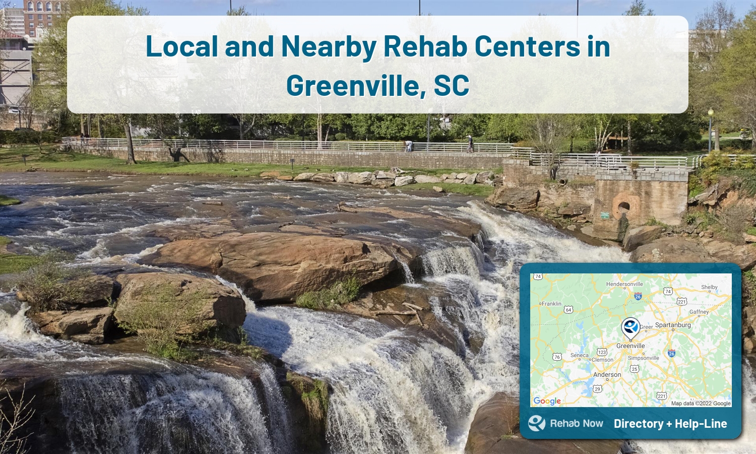 Greenville, SC Treatment Centers. Find drug rehab in Greenville, South Carolina, or detox and treatment programs. Get the right help now!