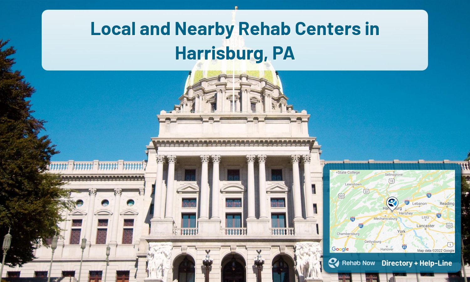 Harrisburg, PA Treatment Centers. Find drug rehab in Harrisburg, Pennsylvania, or detox and treatment programs. Get the right help now!