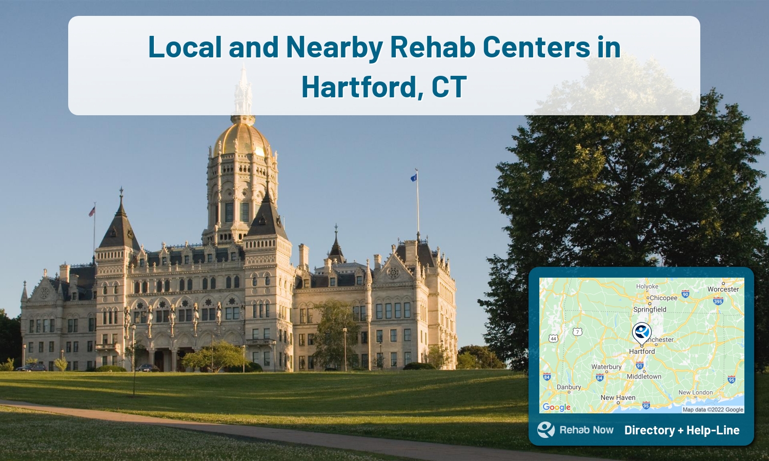 Our experts can help you find treatment now in Hartford, Connecticut. We list drug rehab and alcohol centers in Connecticut.