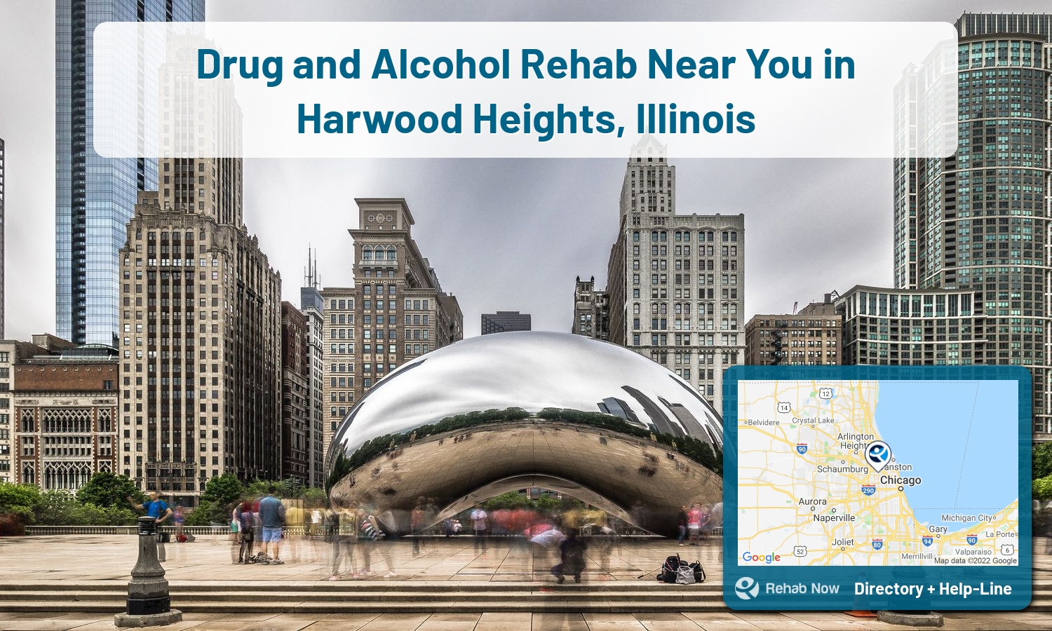 Our experts can help you find treatment now in Harwood Heights, Illinois. We list drug rehab and alcohol centers in Illinois.