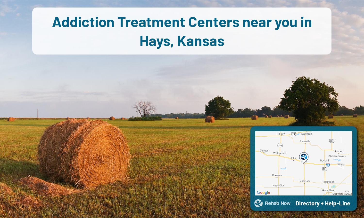 Hays, KS Treatment Centers. Find drug rehab in Hays, Kansas, or detox and treatment programs. Get the right help now!