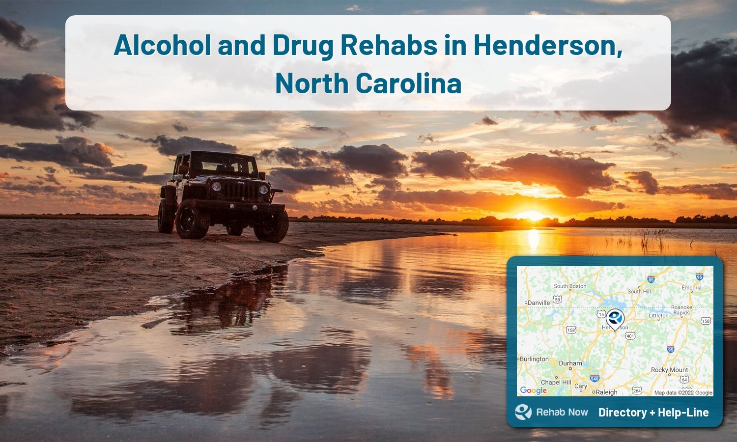 Our experts can help you find treatment now in Henderson, North Carolina. We list drug rehab and alcohol centers in North Carolina.