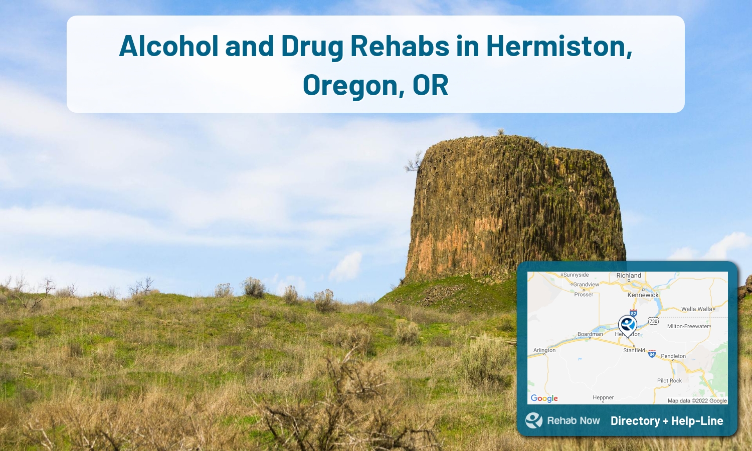 Need treatment nearby in Hermiston, Oregon? Choose a drug/alcohol rehab center from our list, or call our hotline now for free help.