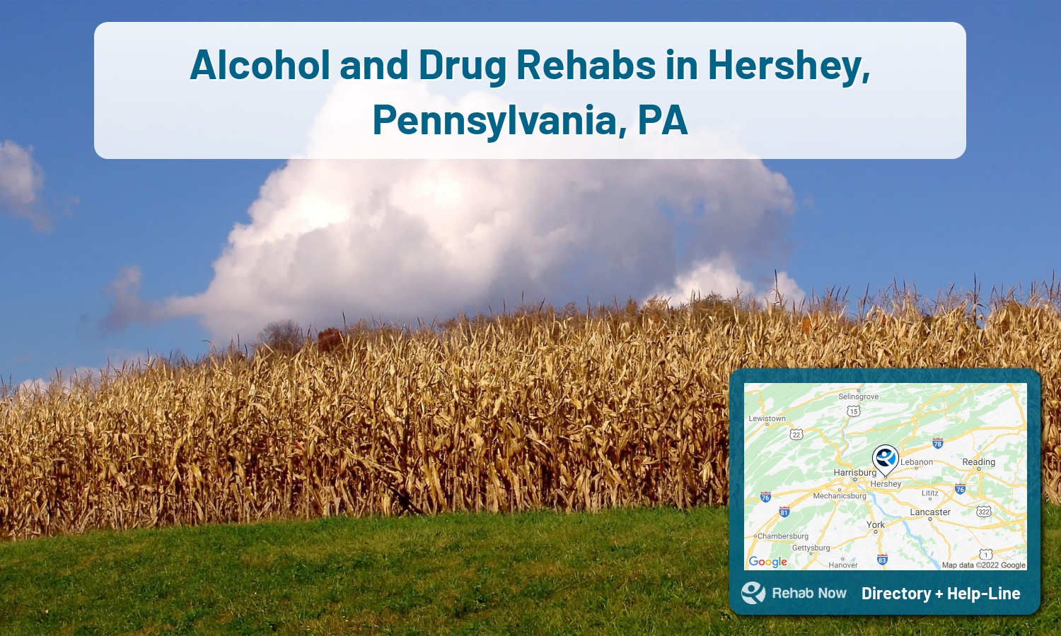 Hershey, PA Treatment Centers. Find drug rehab in Hershey, Pennsylvania, or detox and treatment programs. Get the right help now!