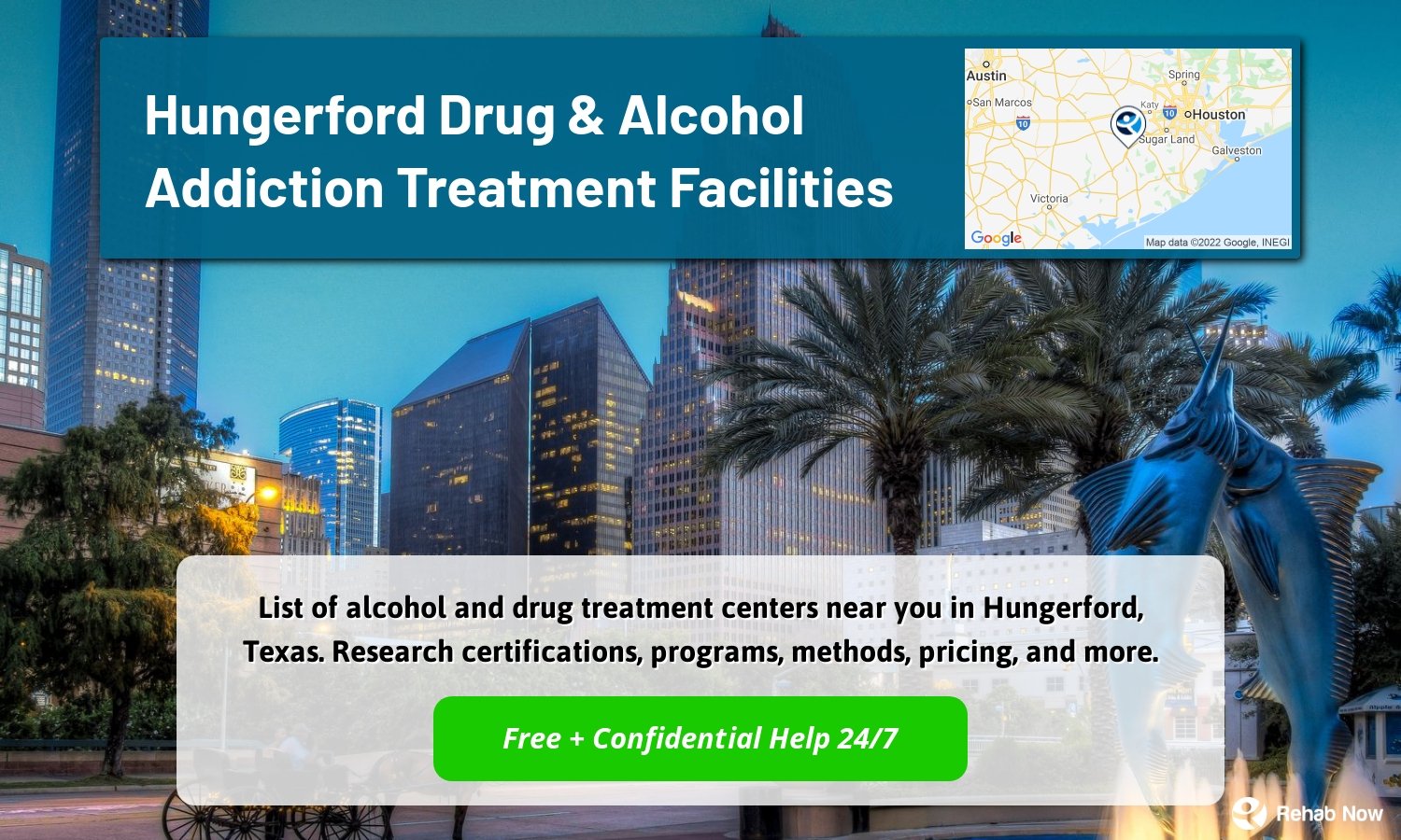 List of alcohol and drug treatment centers near you in Hungerford, Texas. Research certifications, programs, methods, pricing, and more.