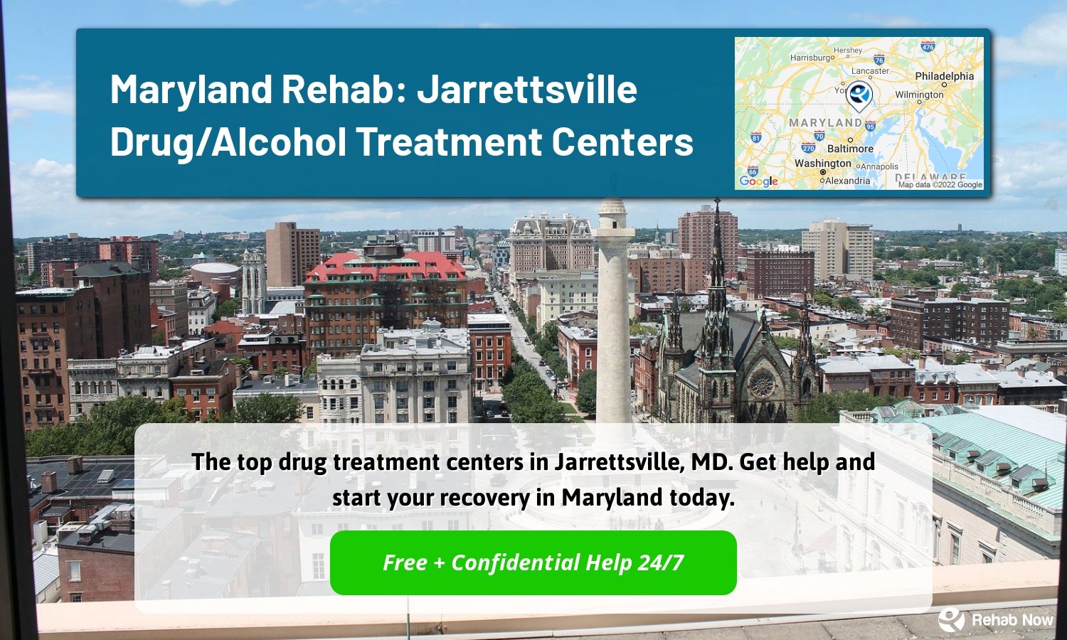The top drug treatment centers in Jarrettsville, MD. Get help and start your recovery in Maryland today.