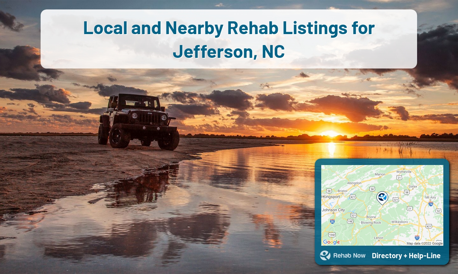 Jefferson, NC Treatment Centers. Find drug rehab in Jefferson, North Carolina, or detox and treatment programs. Get the right help now!