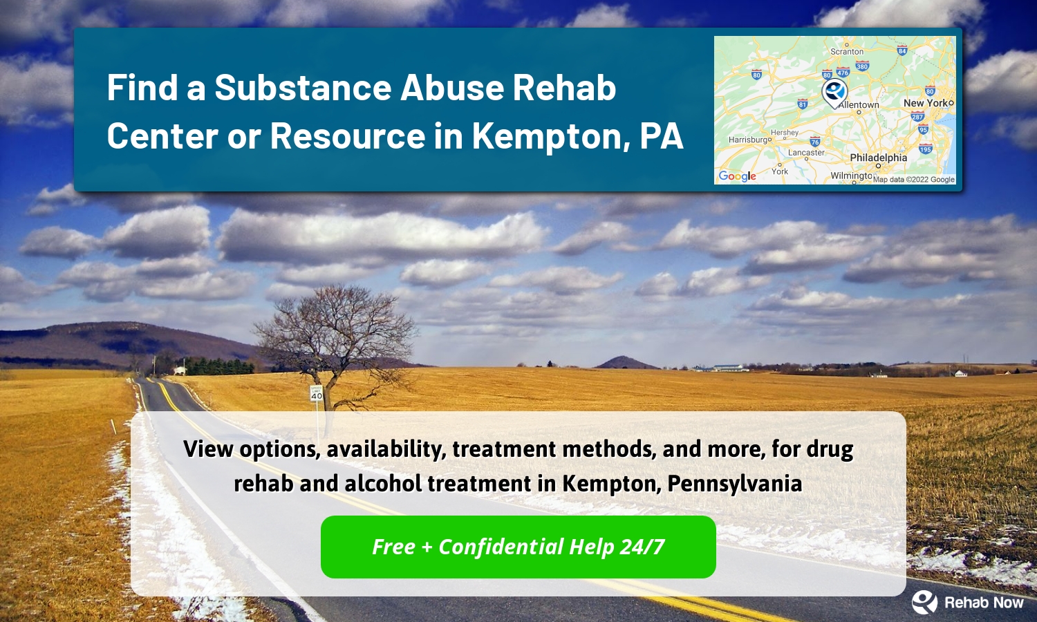 View options, availability, treatment methods, and more, for drug rehab and alcohol treatment in Kempton, Pennsylvania