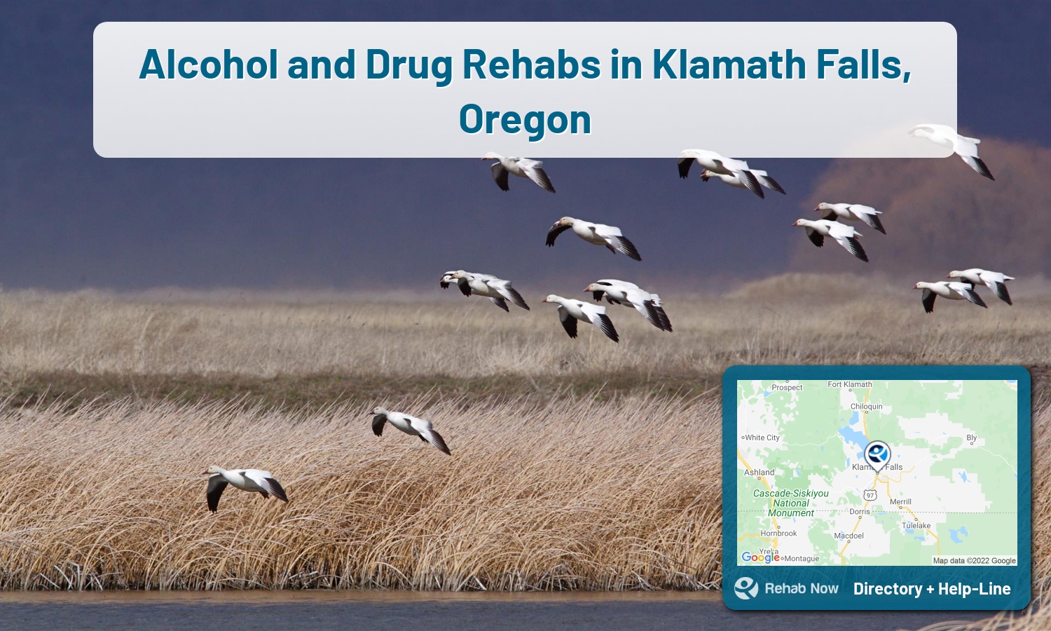 Klamath Falls, OR Treatment Centers. Find drug rehab in Klamath Falls, Oregon, or detox and treatment programs. Get the right help now!