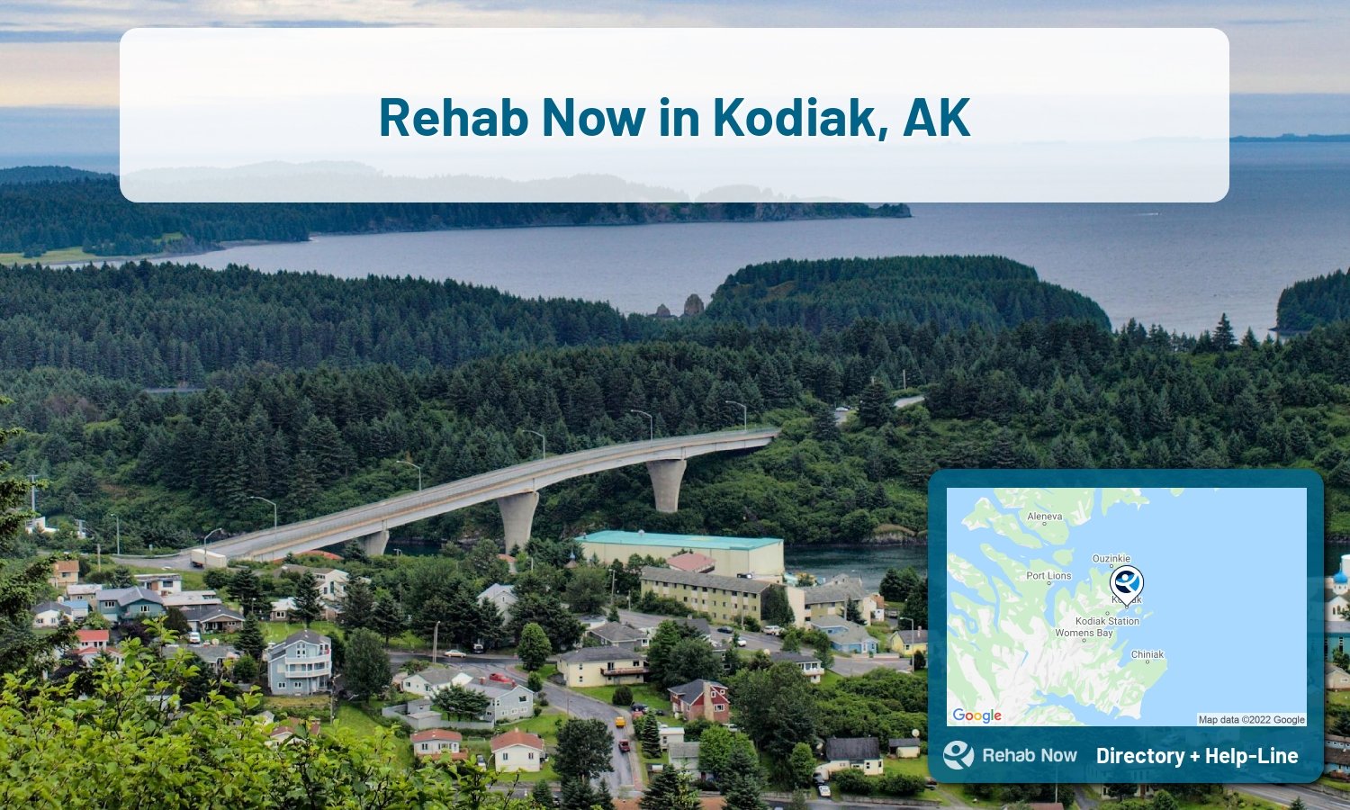 Need treatment nearby in Kodiak, Alaska? Choose a drug/alcohol rehab center from our list, or call our hotline now for free help.