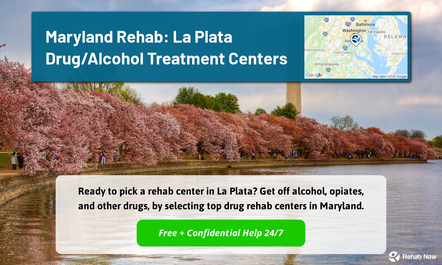 Ready to pick a rehab center in La Plata? Get off alcohol, opiates, and other drugs, by selecting top drug rehab centers in Maryland.