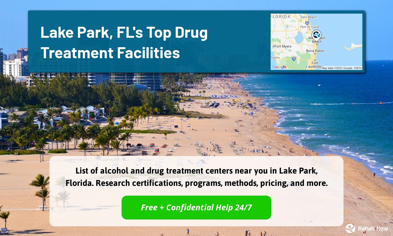 List of alcohol and drug treatment centers near you in Lake Park, Florida. Research certifications, programs, methods, pricing, and more.