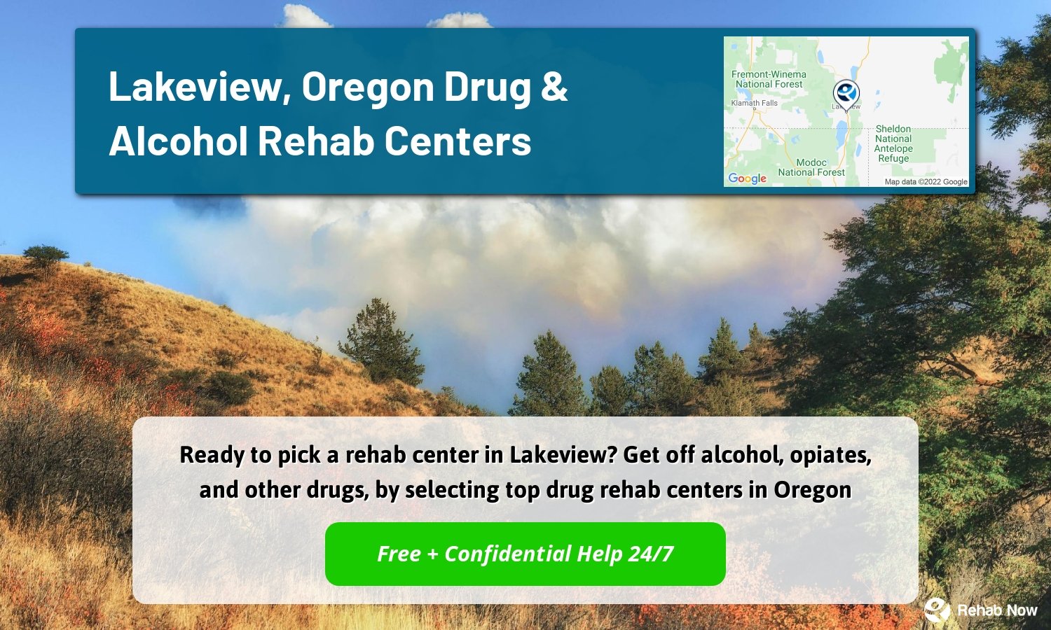 Ready to pick a rehab center in Lakeview? Get off alcohol, opiates, and other drugs, by selecting top drug rehab centers in Oregon