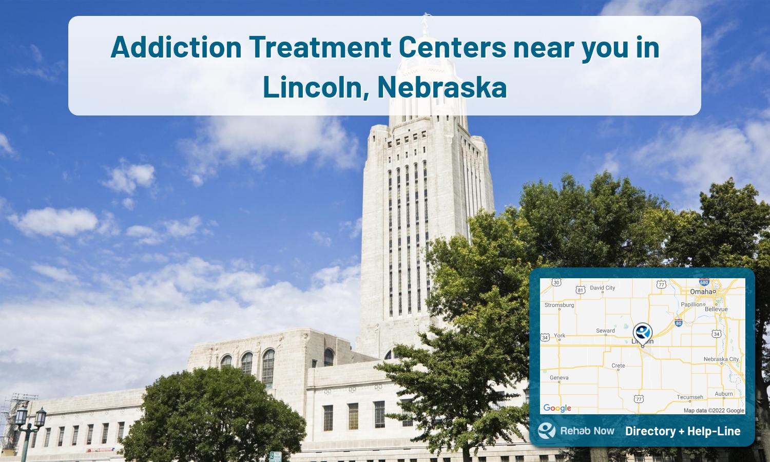 Our experts can help you find treatment now in Lincoln, Nebraska. We list drug rehab and alcohol centers in Nebraska.