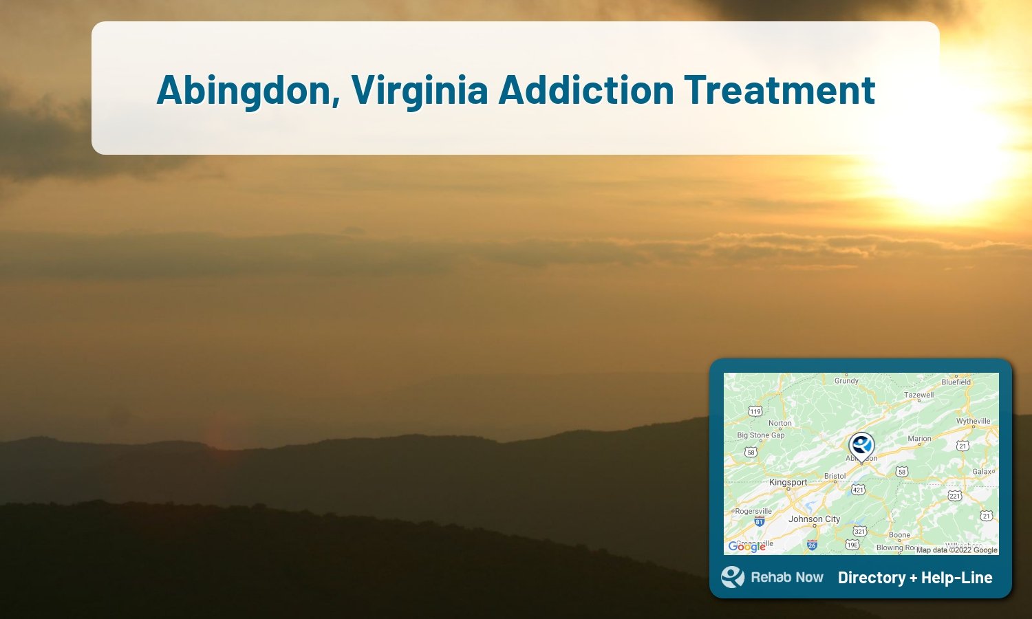 Drug rehab and alcohol treatment services nearby Abingdon, VA. Need help choosing a treatment program? Call our free hotline!