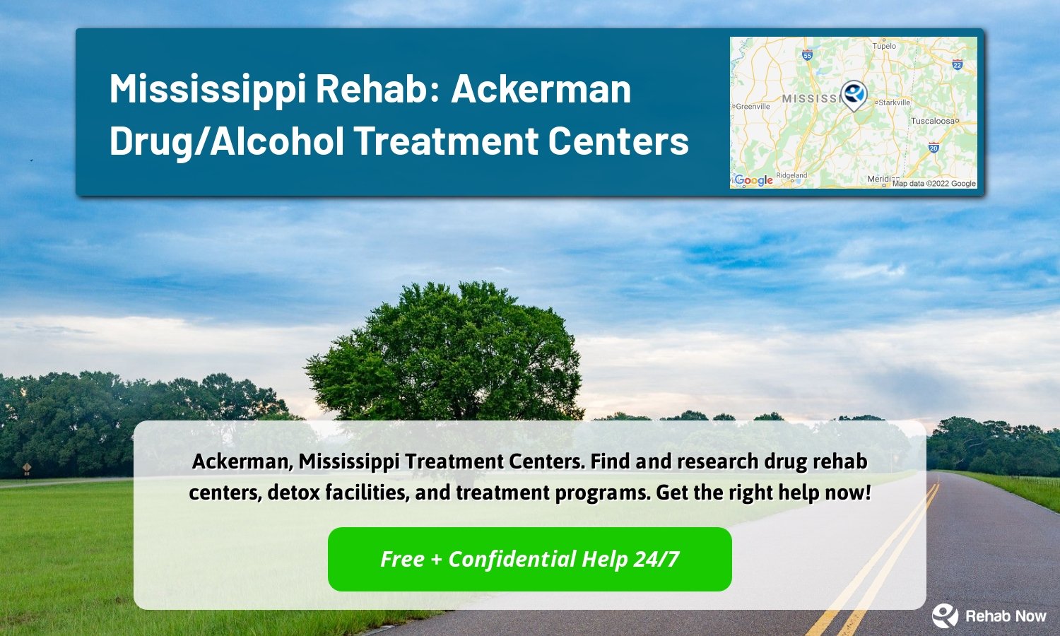 Ackerman, Mississippi Treatment Centers. Find and research drug rehab centers, detox facilities, and treatment programs. Get the right help now!
