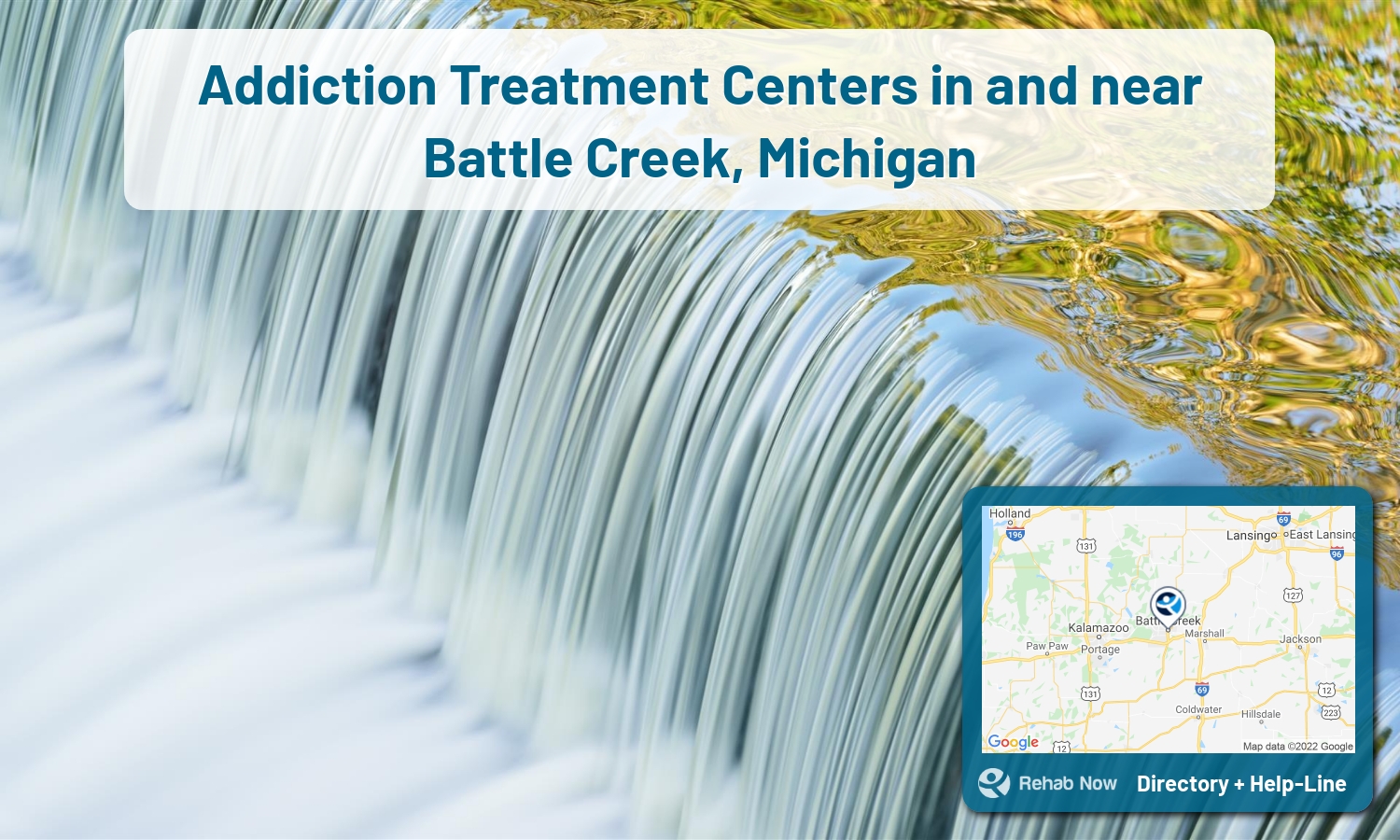 Struggling with addiction in Battle Creek, Michigan? RehabNow helps you find the best treatment center or rehab available.