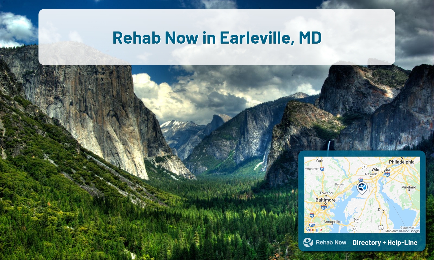 Our experts can help you find treatment now in Earleville, Maryland. We list drug rehab and alcohol centers in Maryland.