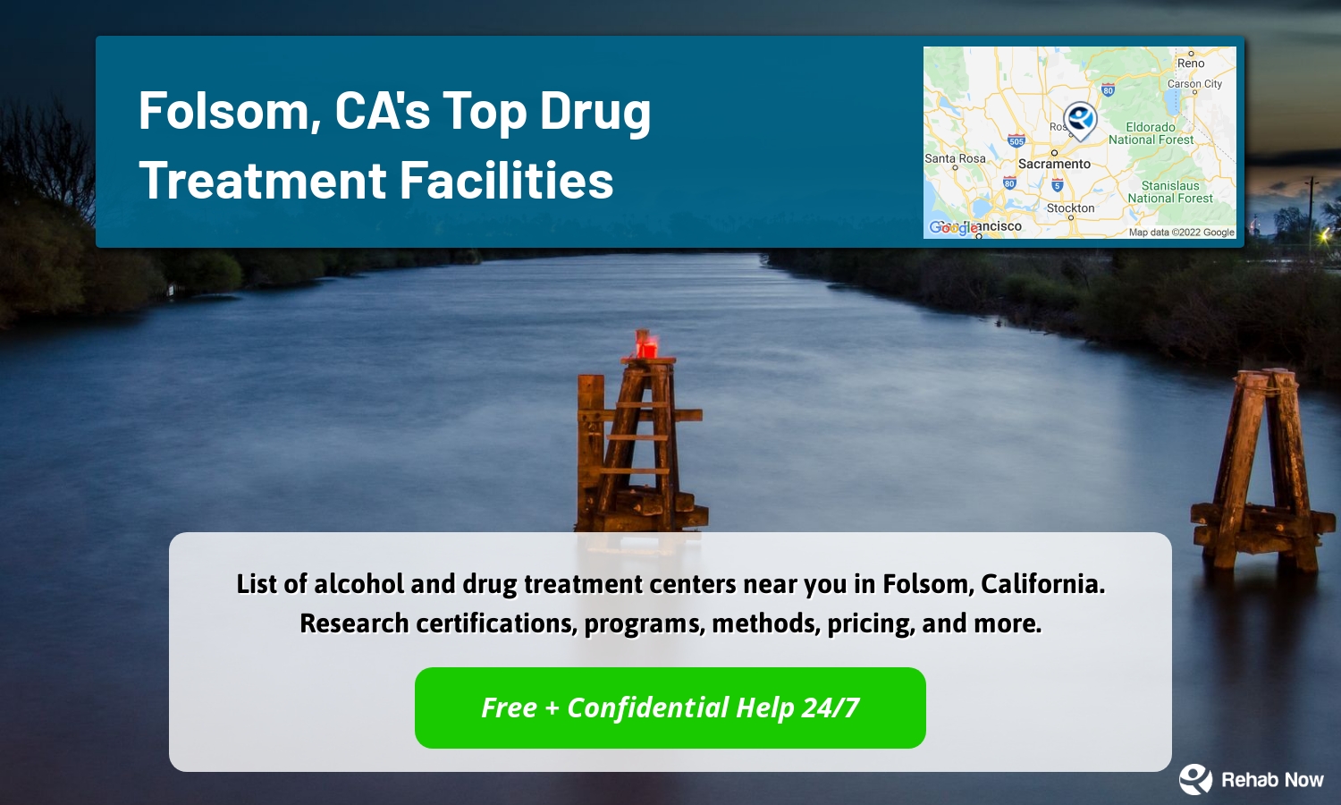 List of alcohol and drug treatment centers near you in Folsom, California. Research certifications, programs, methods, pricing, and more.