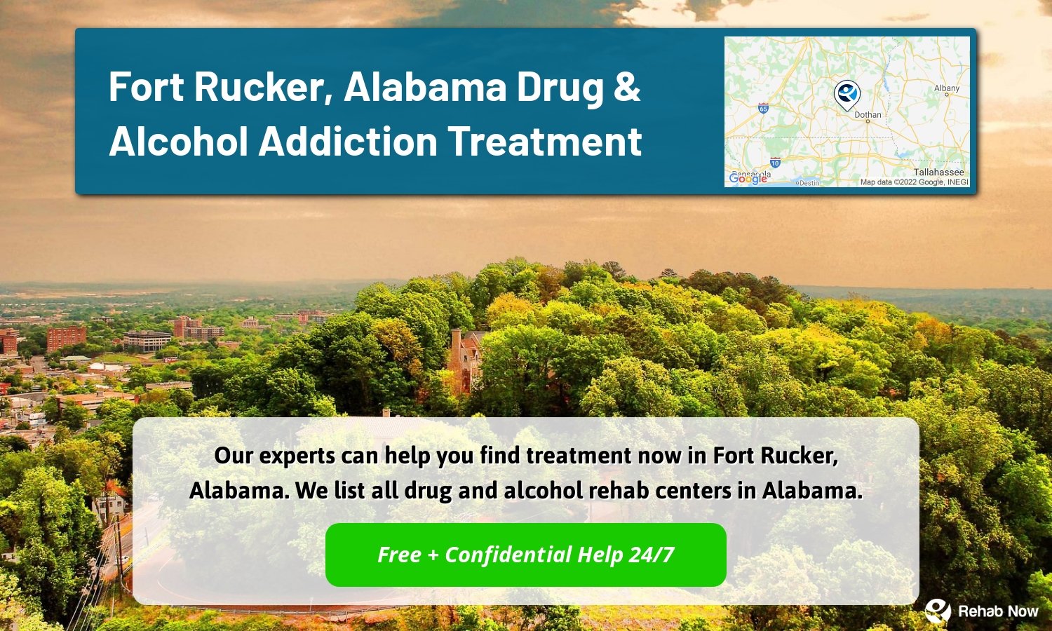Our experts can help you find treatment now in Fort Rucker, Alabama. We list all drug and alcohol rehab centers in Alabama.