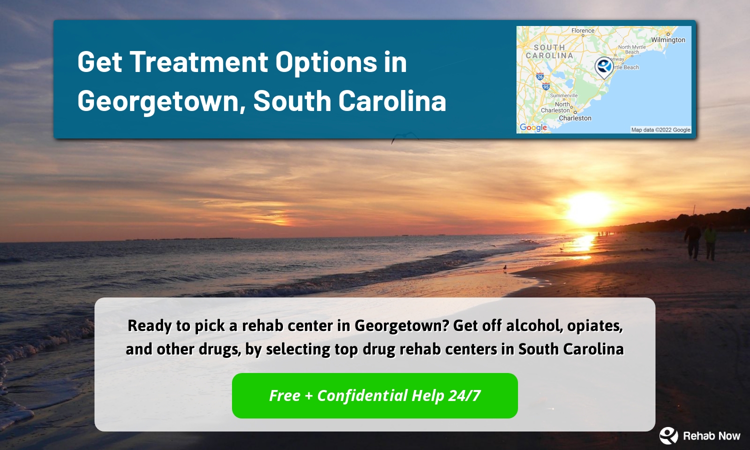 Ready to pick a rehab center in Georgetown? Get off alcohol, opiates, and other drugs, by selecting top drug rehab centers in South Carolina