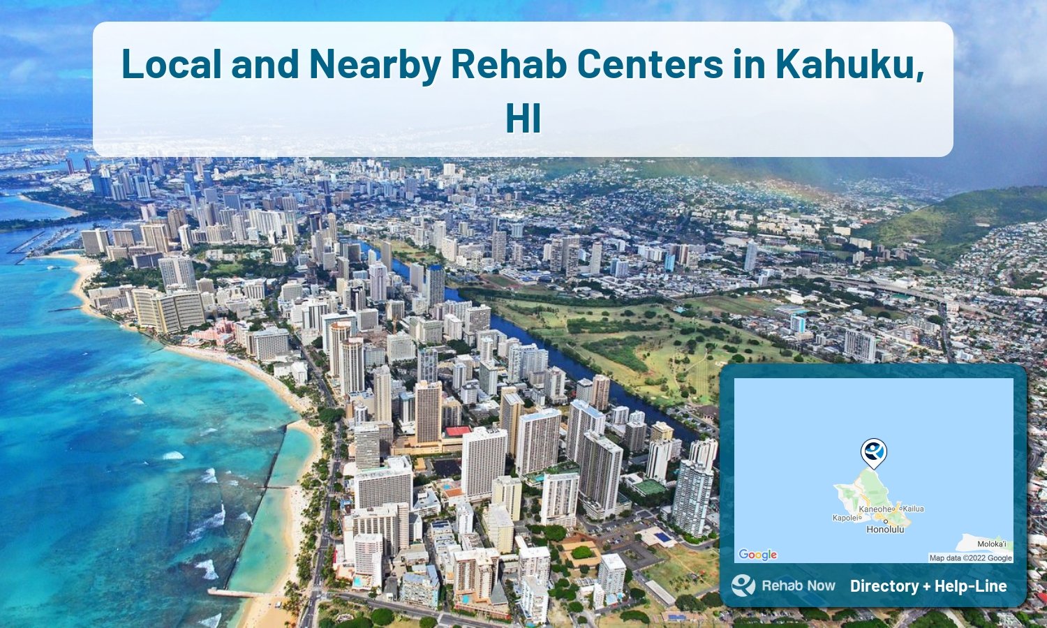 Drug rehab and alcohol treatment services near you in Kahuku, Hawaii. Need help choosing a center? Call us, free.
