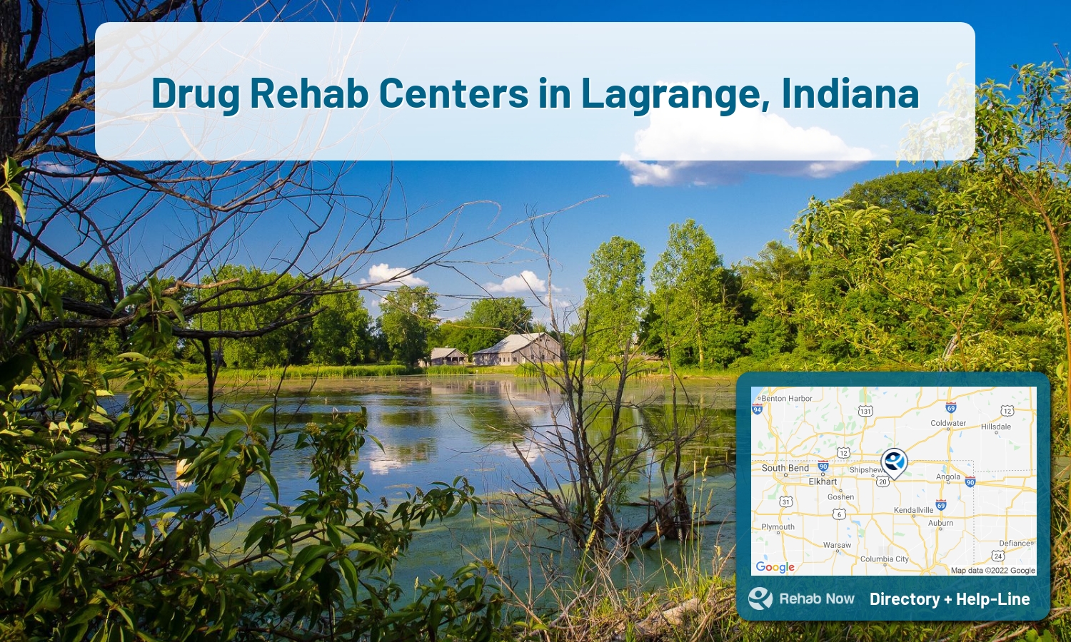 Lagrange, IN Treatment Centers. Find drug rehab in Lagrange, Indiana, or detox and treatment programs. Get the right help now!