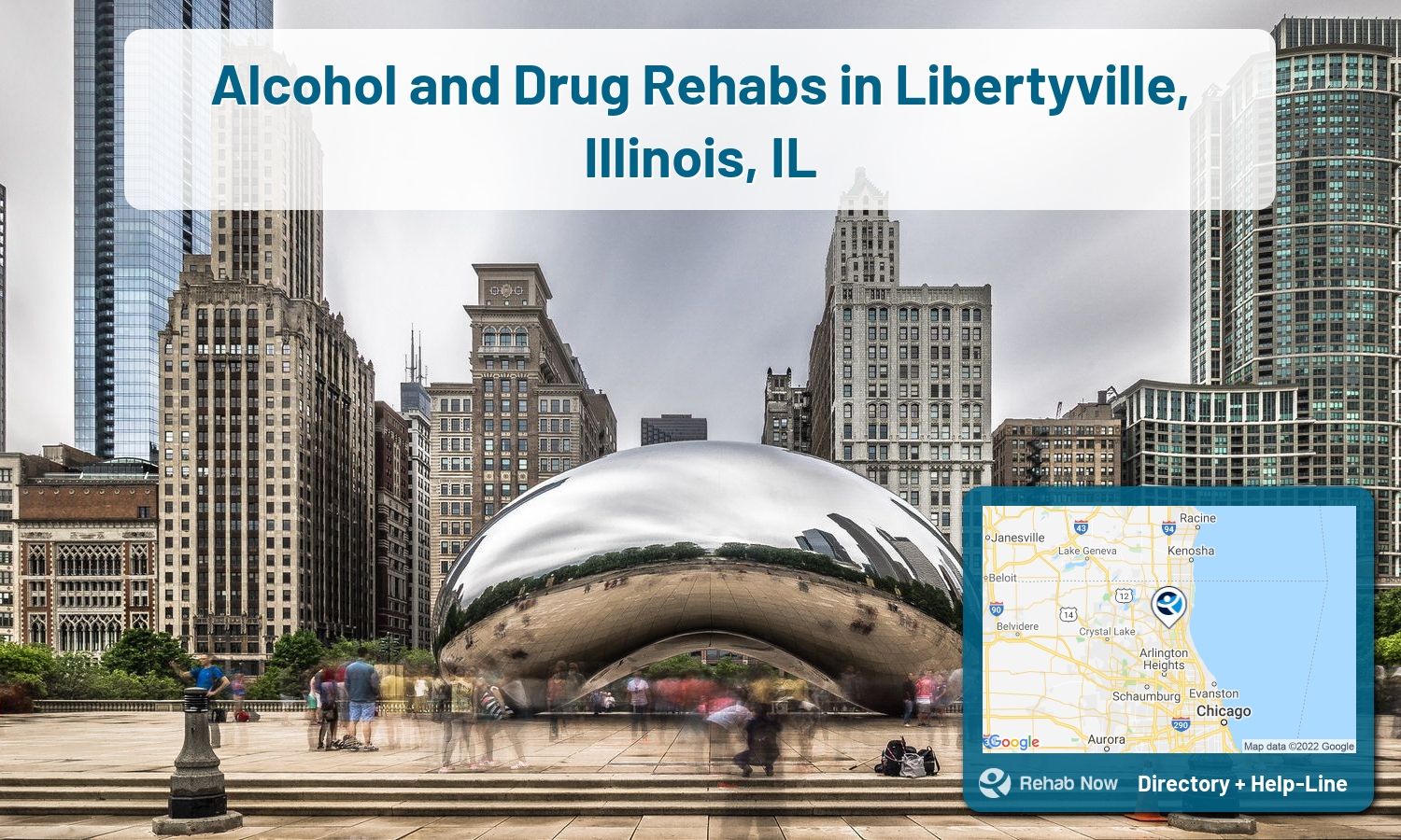 Need treatment nearby in Libertyville, Illinois? Choose a drug/alcohol rehab center from our list, or call our hotline now for free help.
