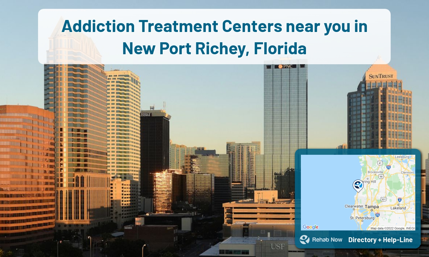New Port Richey, FL Treatment Centers. Find drug rehab in New Port Richey, Florida, or detox and treatment programs. Get the right help now!