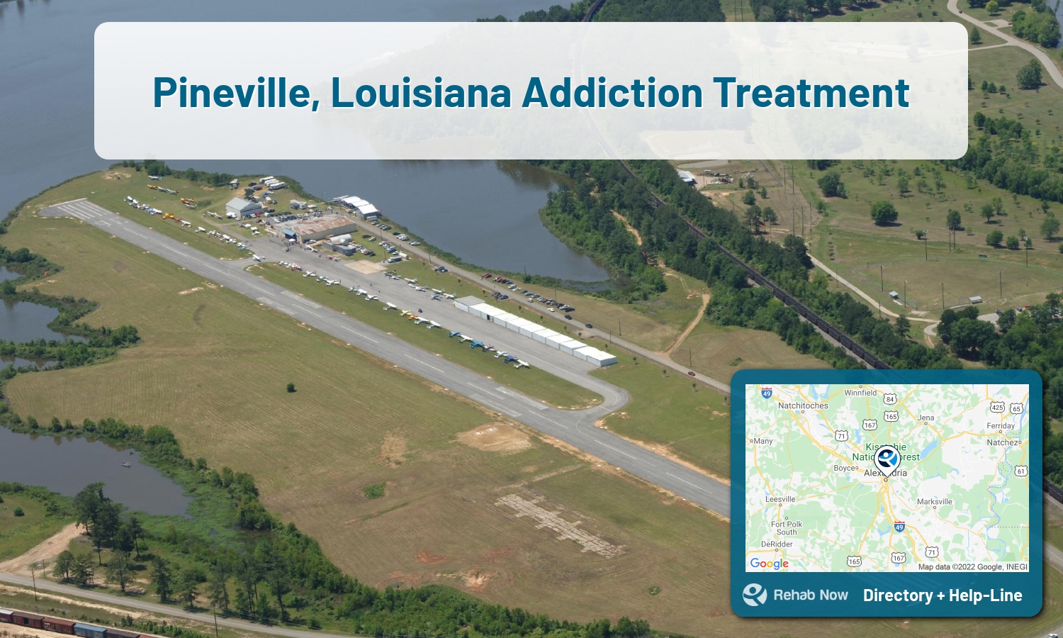 Pineville, LA Treatment Centers. Find drug rehab in Pineville, Louisiana, or detox and treatment programs. Get the right help now!