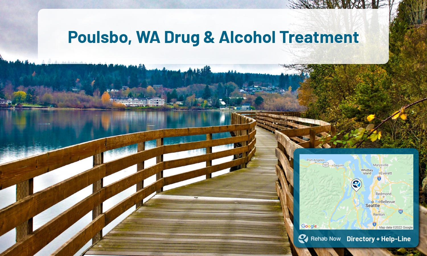 View options, availability, treatment methods, and more, for drug rehab and alcohol treatment in Poulsbo, Washington