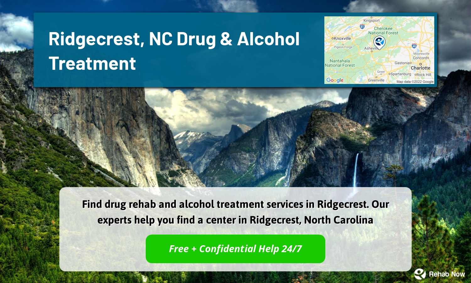 Find drug rehab and alcohol treatment services in Ridgecrest. Our experts help you find a center in Ridgecrest, North Carolina