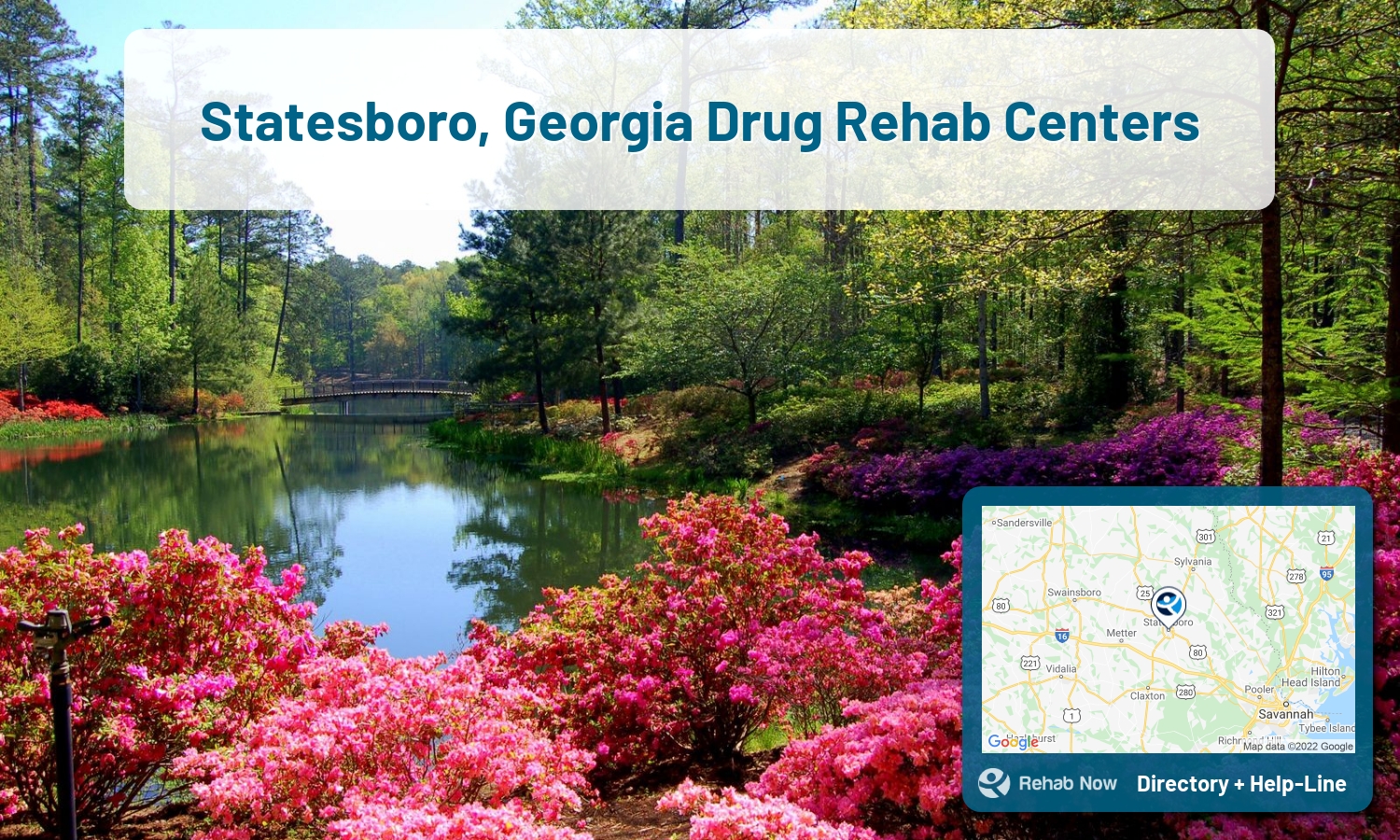 Struggling with addiction in Statesboro, Georgia? RehabNow helps you find the best treatment center or rehab available.