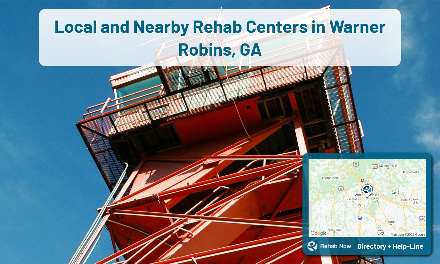 Drug rehab and alcohol treatment services nearby Warner Robins, GA. Need help choosing a treatment program? Call our free hotline!