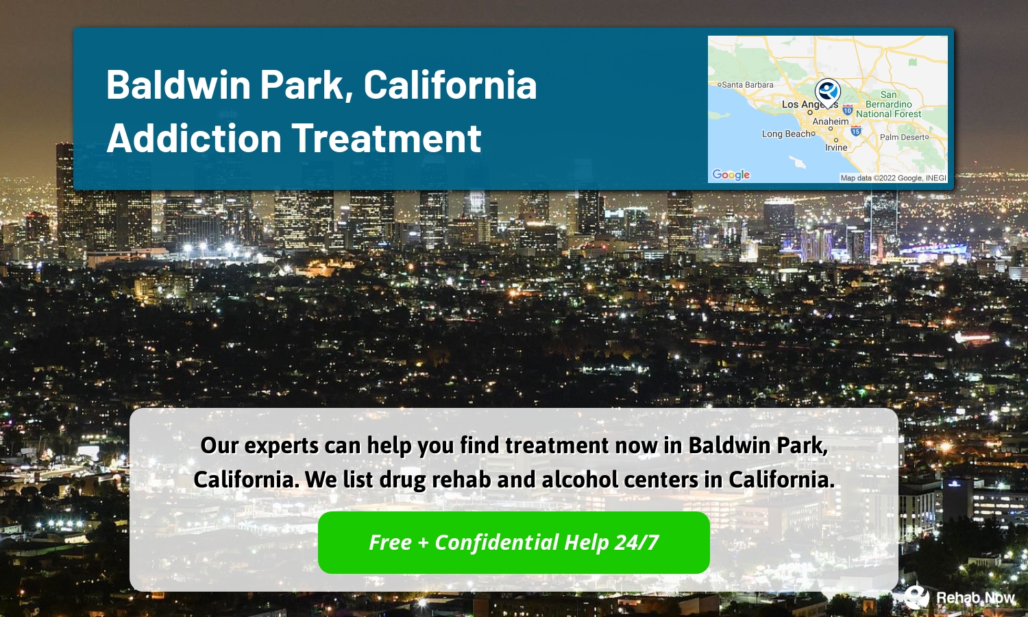 Our experts can help you find treatment now in Baldwin Park, California. We list drug rehab and alcohol centers in California.