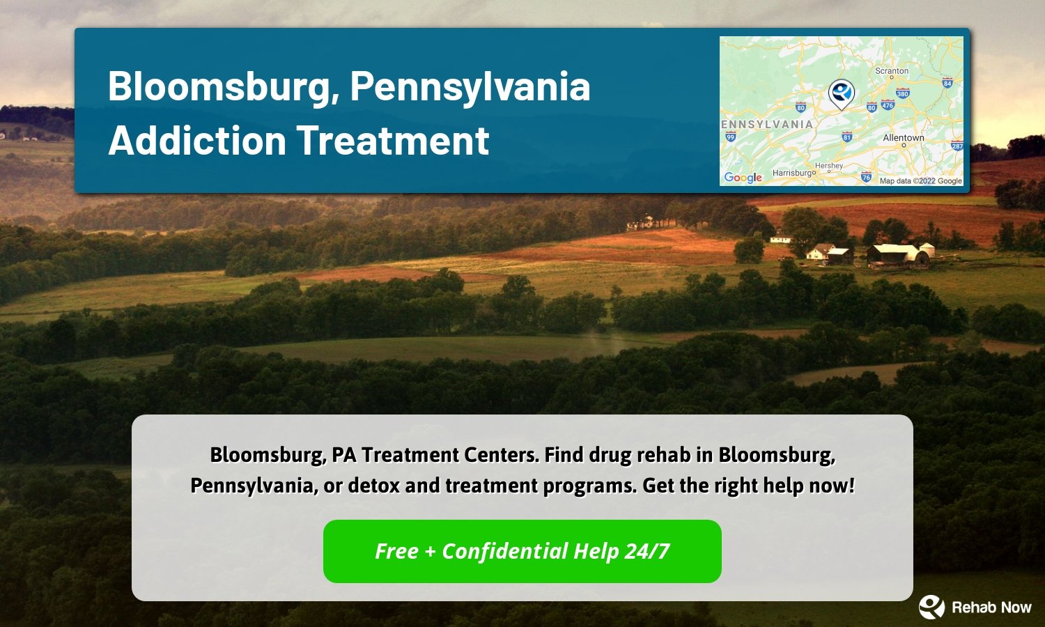 Bloomsburg, PA Treatment Centers. Find drug rehab in Bloomsburg, Pennsylvania, or detox and treatment programs. Get the right help now!