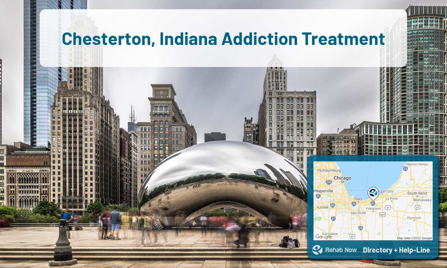 View options, availability, treatment methods, and more, for drug rehab and alcohol treatment in Chesterton, Indiana