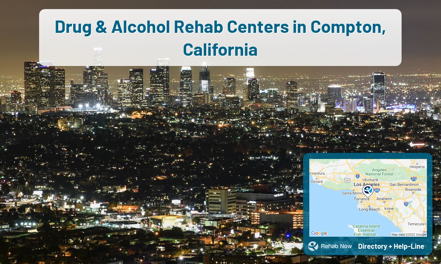 Compton, CA Treatment Centers. Find drug rehab in Compton, California, or detox and treatment programs. Get the right help now!