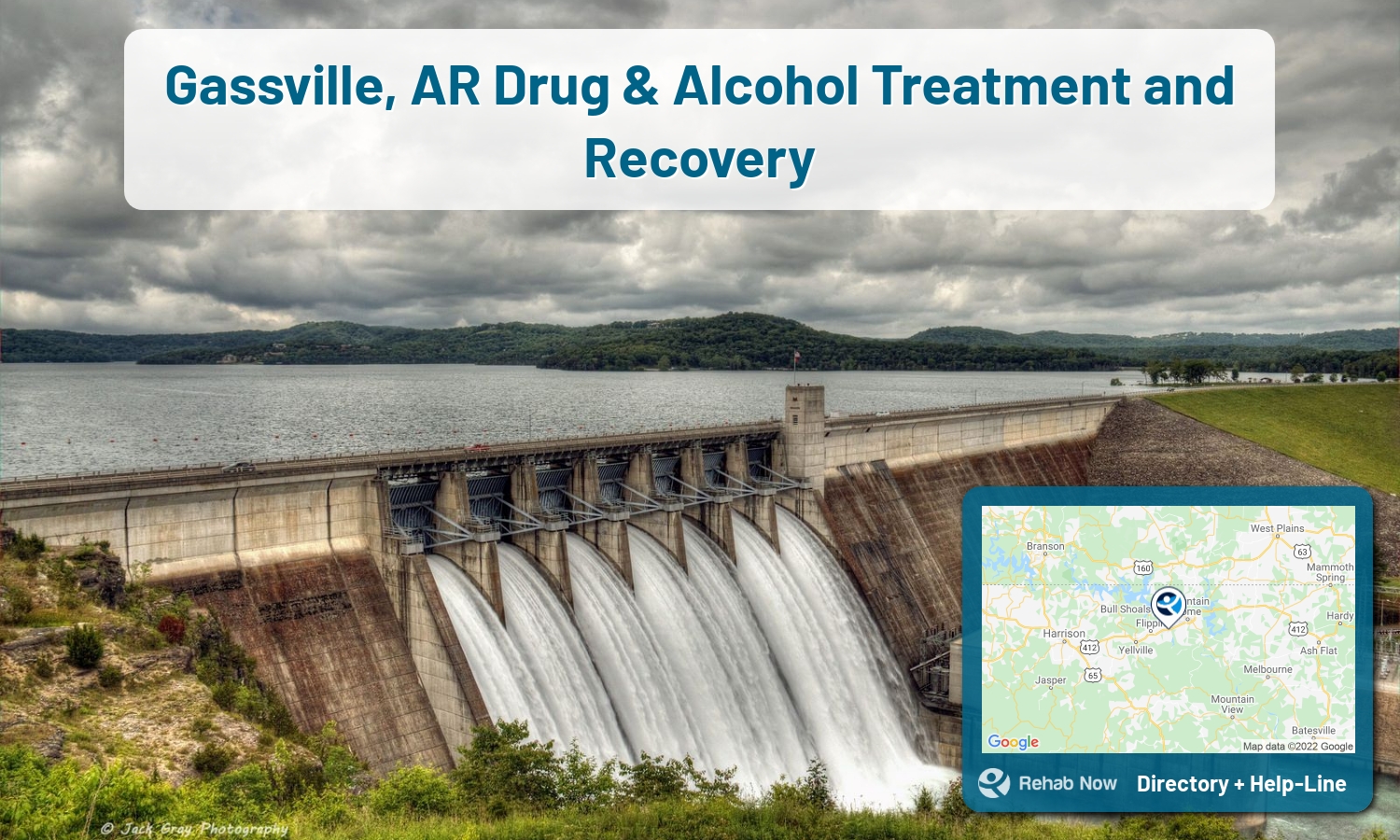 Let our expert counselors help find the best addiction treatment in Gassville, Arkansas now with a free call to our hotline.