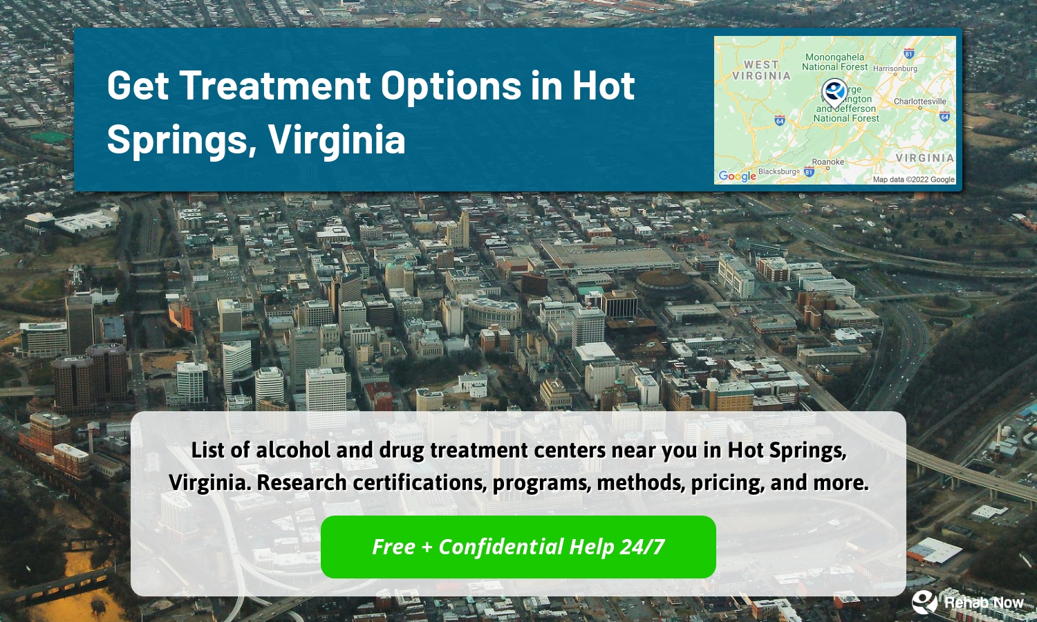 List of alcohol and drug treatment centers near you in Hot Springs, Virginia. Research certifications, programs, methods, pricing, and more.